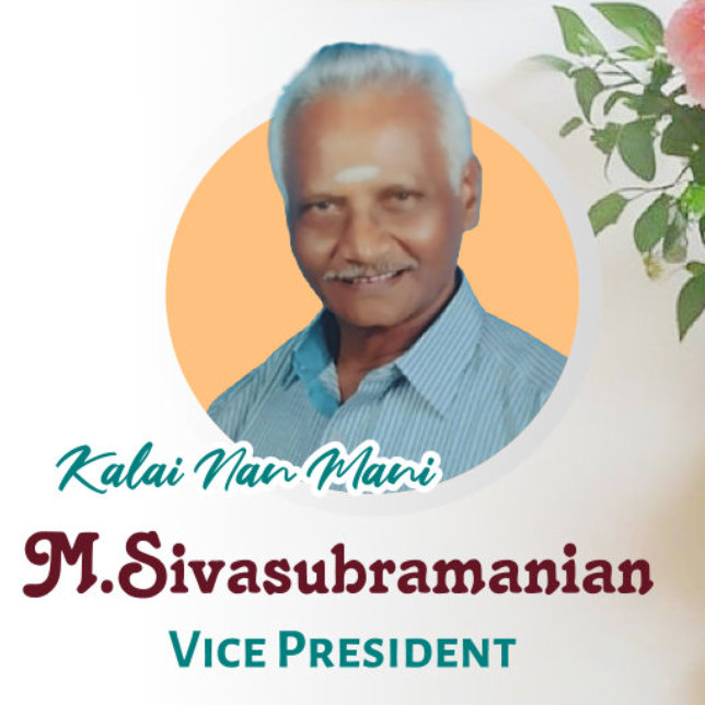 Kalai Nan Mani M Sivasubramanian Vice President